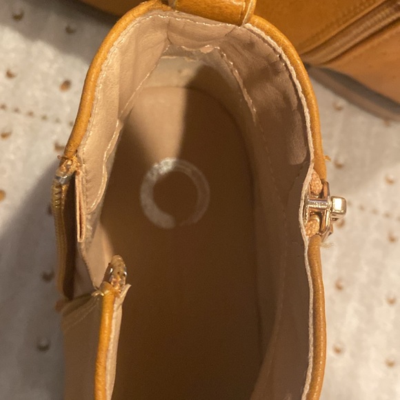 6 Brown Short boots - zippers on both sides - lightly work - Picture 5 of 6